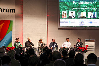 Auch zum Thema grüne Wasserstoffproduktion in Münster erhielt das Publikum konkretere Einblicke.